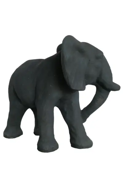 Product image 3 of the product “Elephant, 43cm Length | GRC (Glassfibre Reinforced Concrete), Bronze Finish ”